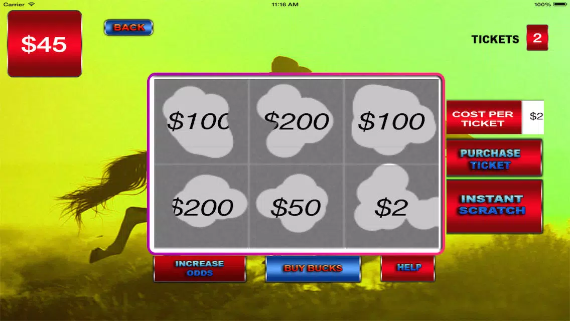 Black Jack Scratches Screenshots