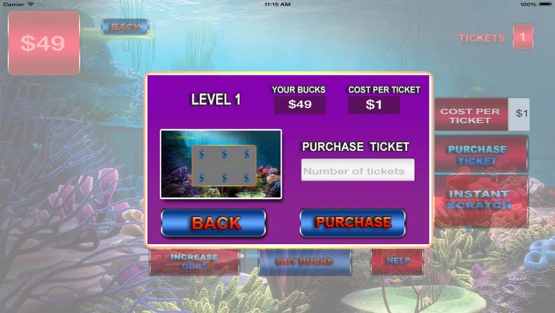 Black Jack Scratches Screenshots