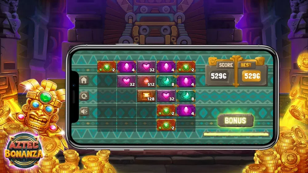 Ảnh chụp màn hình của Aztec Bonanza