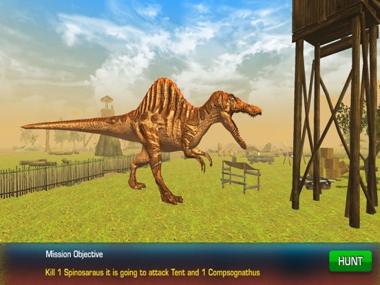 Capturas de tela do Dinosaur Hunt Simulator 2018 iPad 
