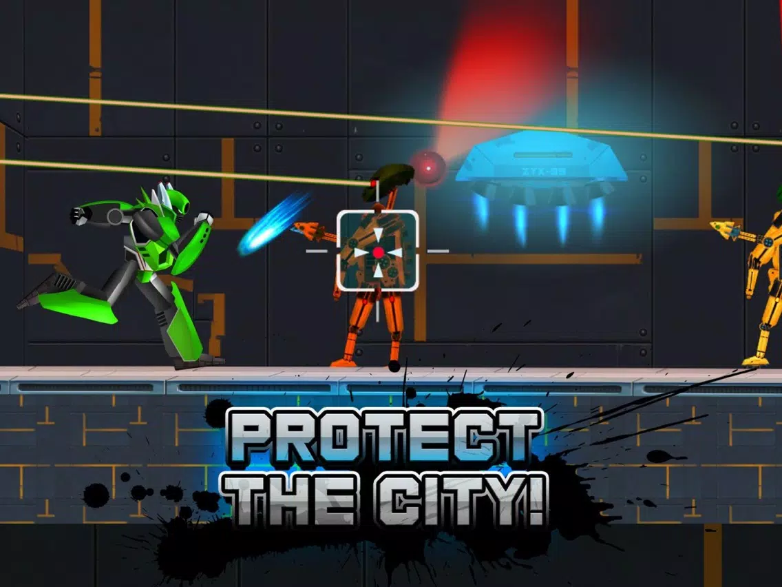 Automatrons: Shoot and Drive iPad  Screenshots