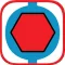 Hexagon Balls For Boys and Girls - In Blue Color Line You Stay