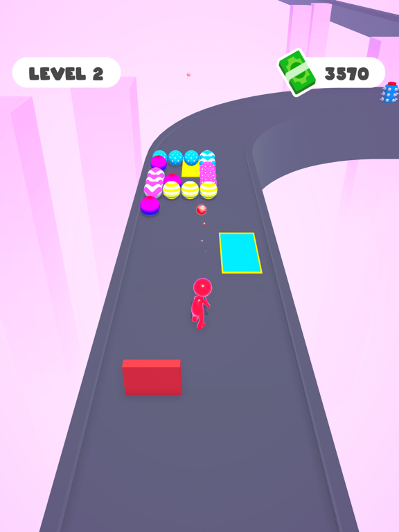 Tangkapan layar Bubble Escape 3D iPad 