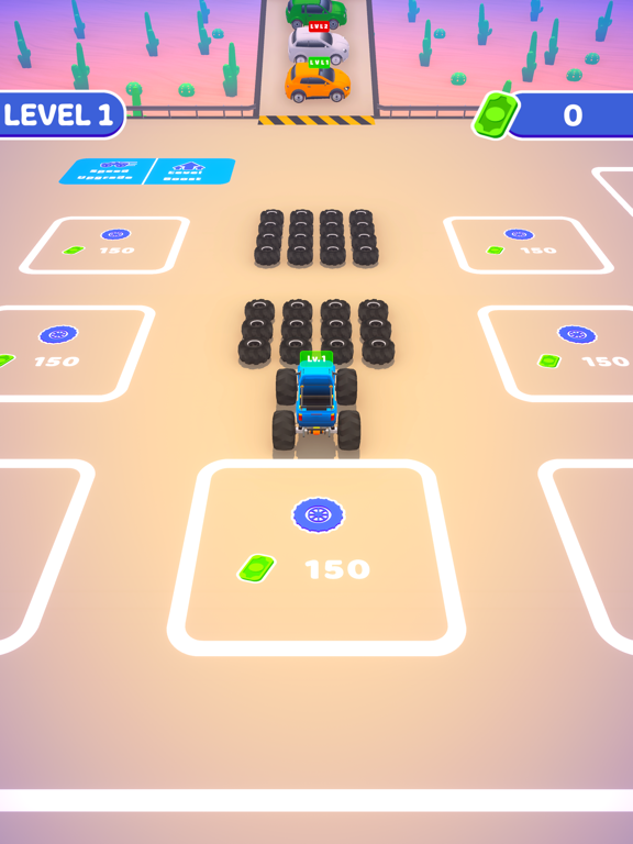 Tangkapan skrin Monster Car Up iPad 