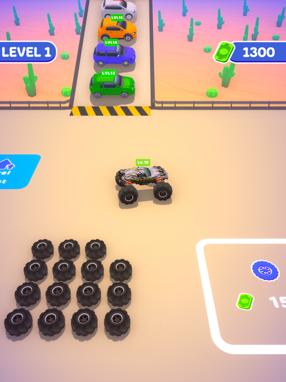 Tangkapan skrin Monster Car Up iPad 