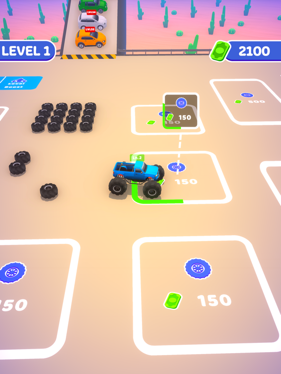 Tangkapan skrin Monster Car Up iPad 