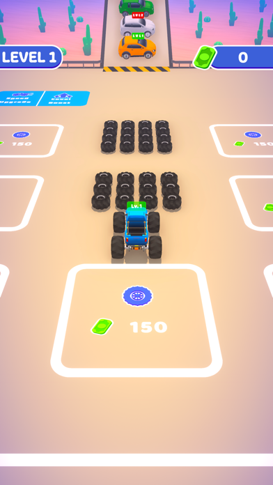 Tangkapan skrin Monster Car Up