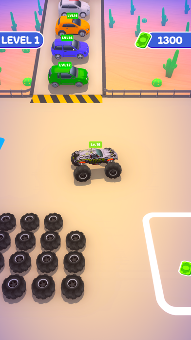 Tangkapan skrin Monster Car Up