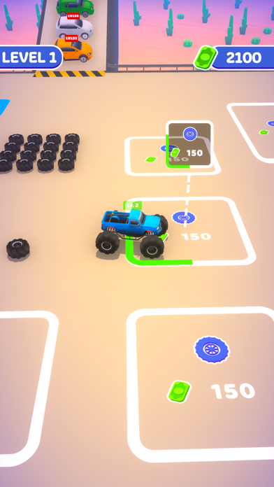 Tangkapan skrin Monster Car Up