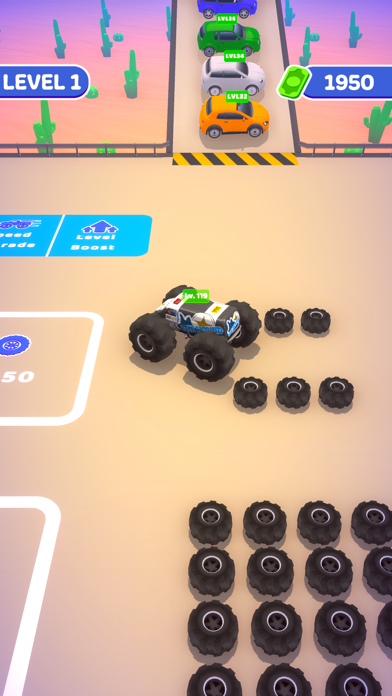 Tangkapan skrin Monster Car Up