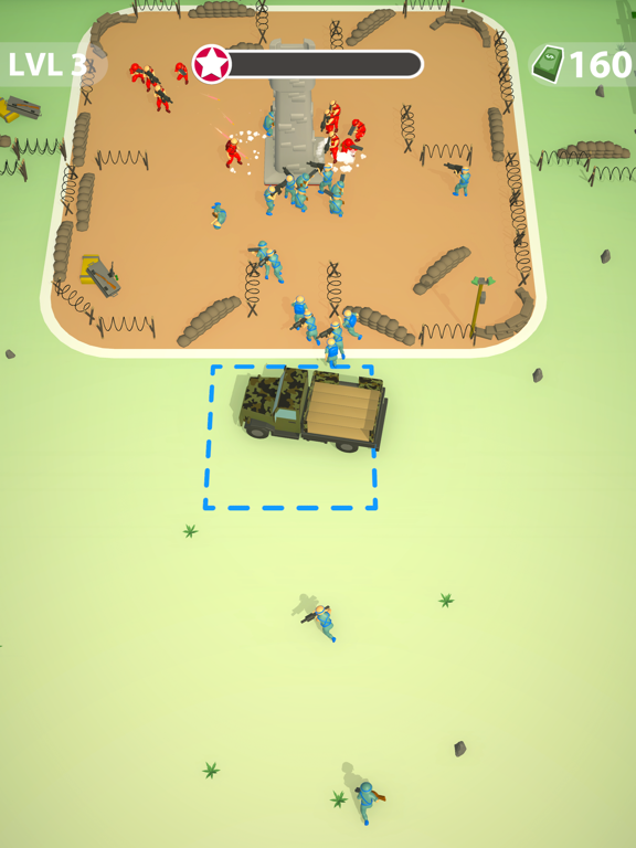 Capturas de tela do Overcrowd Army iPad 