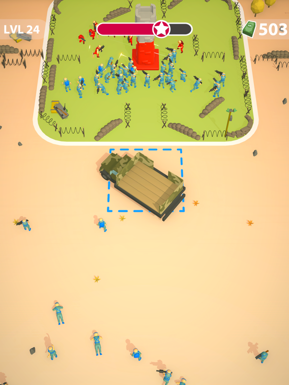 Capturas de tela do Overcrowd Army iPad 
