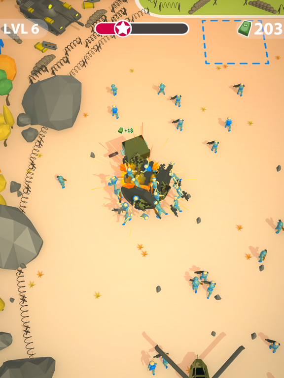 Capturas de tela do Overcrowd Army iPad 