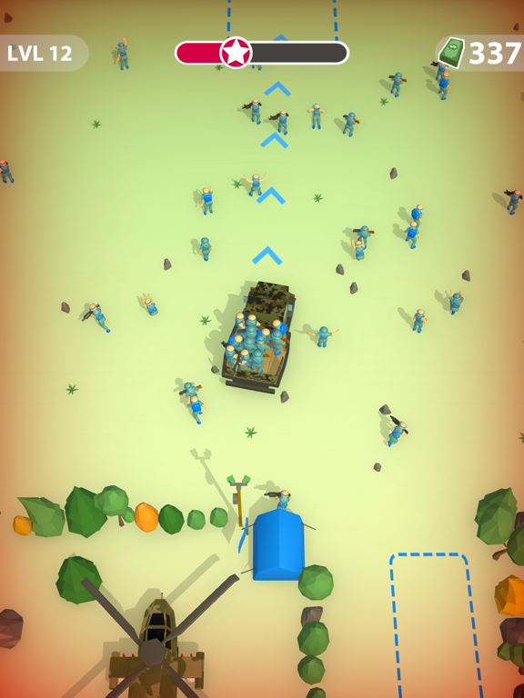 Capturas de tela do Overcrowd Army iPad 