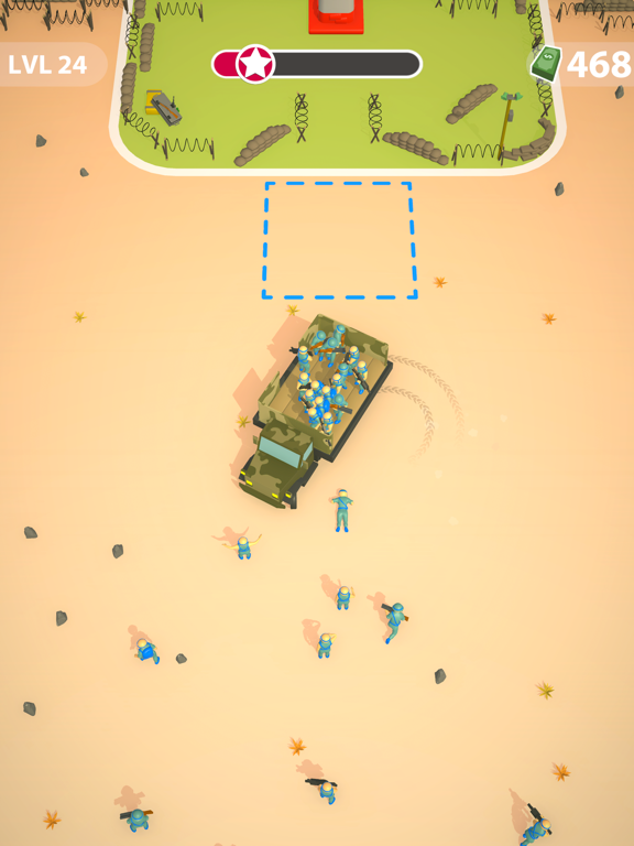 Capturas de tela do Overcrowd Army iPad 