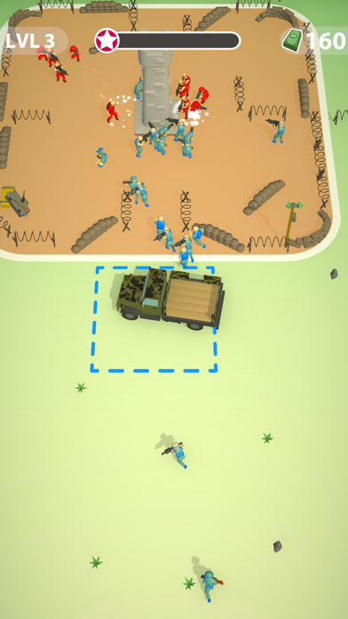 Capturas de tela do Overcrowd Army