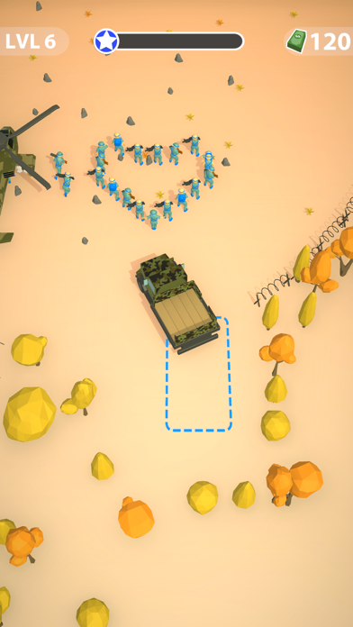 Capturas de tela do Overcrowd Army
