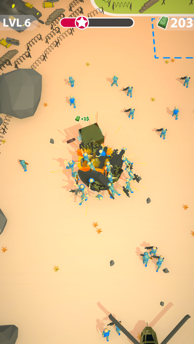 Capturas de tela do Overcrowd Army