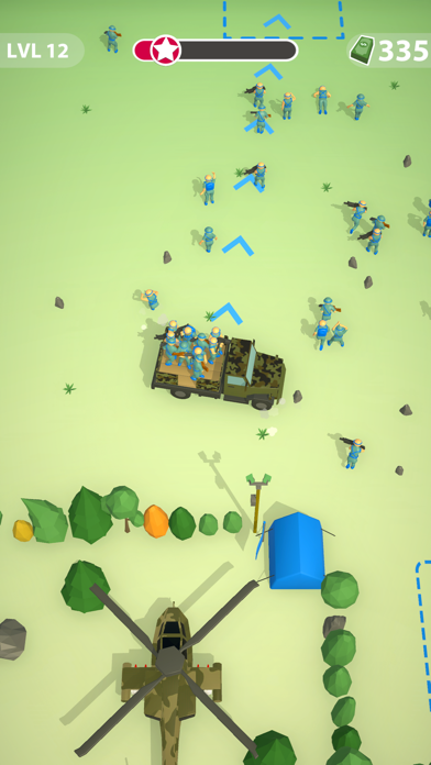 Capturas de tela do Overcrowd Army