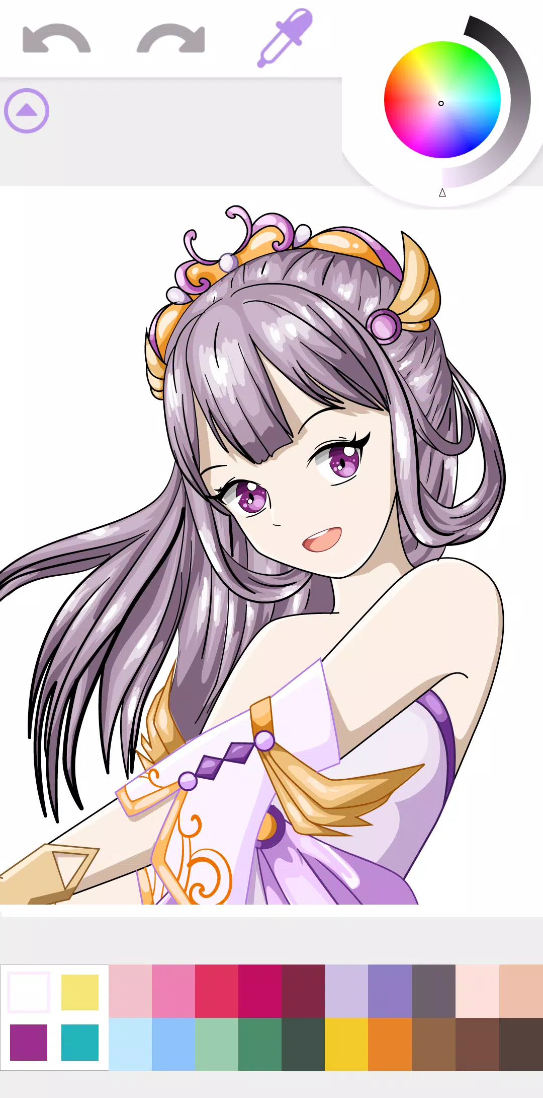 Anime Coloring Book Manga Game Screenshots