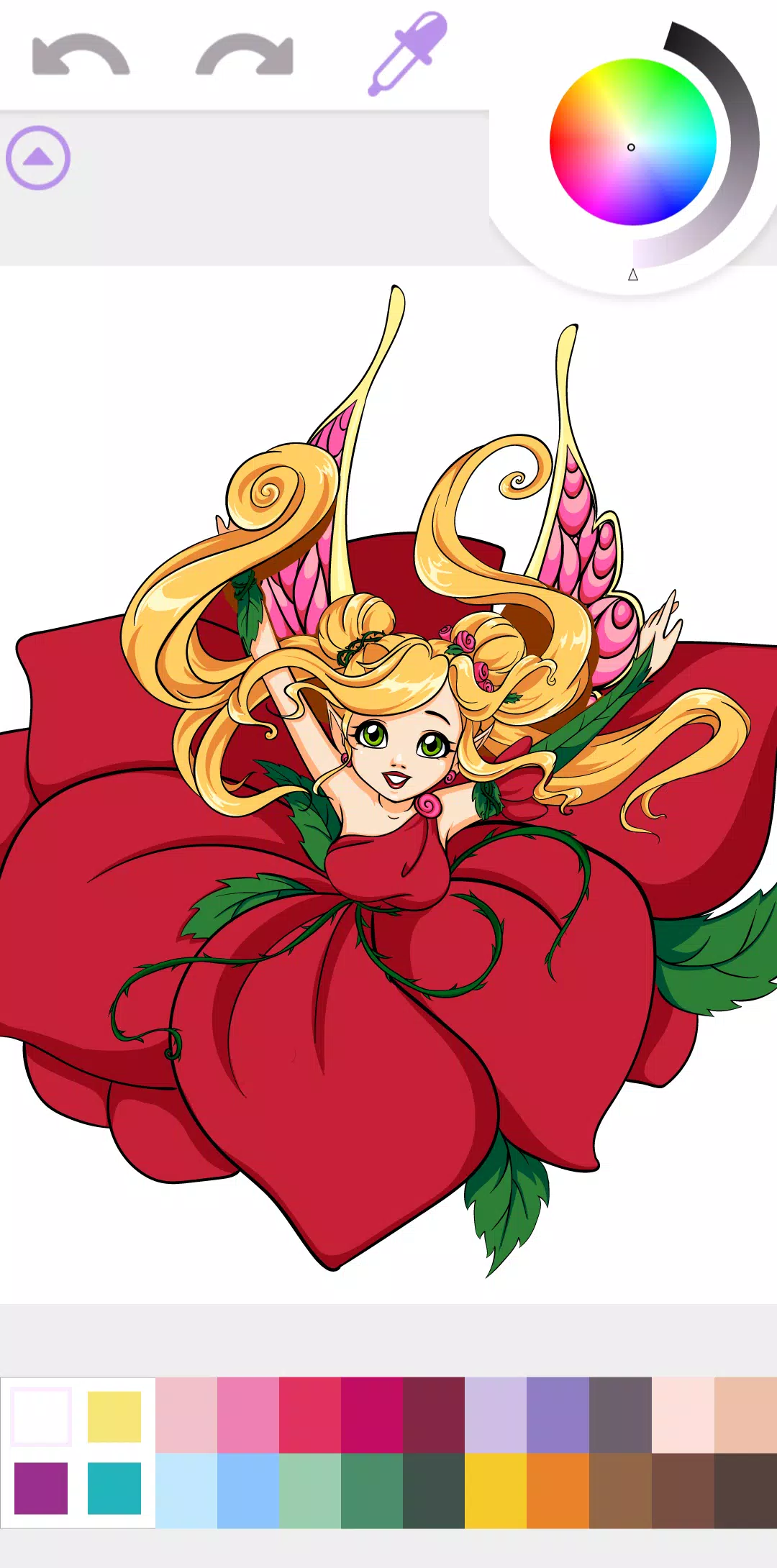 Anime Coloring Book Manga Game Screenshots