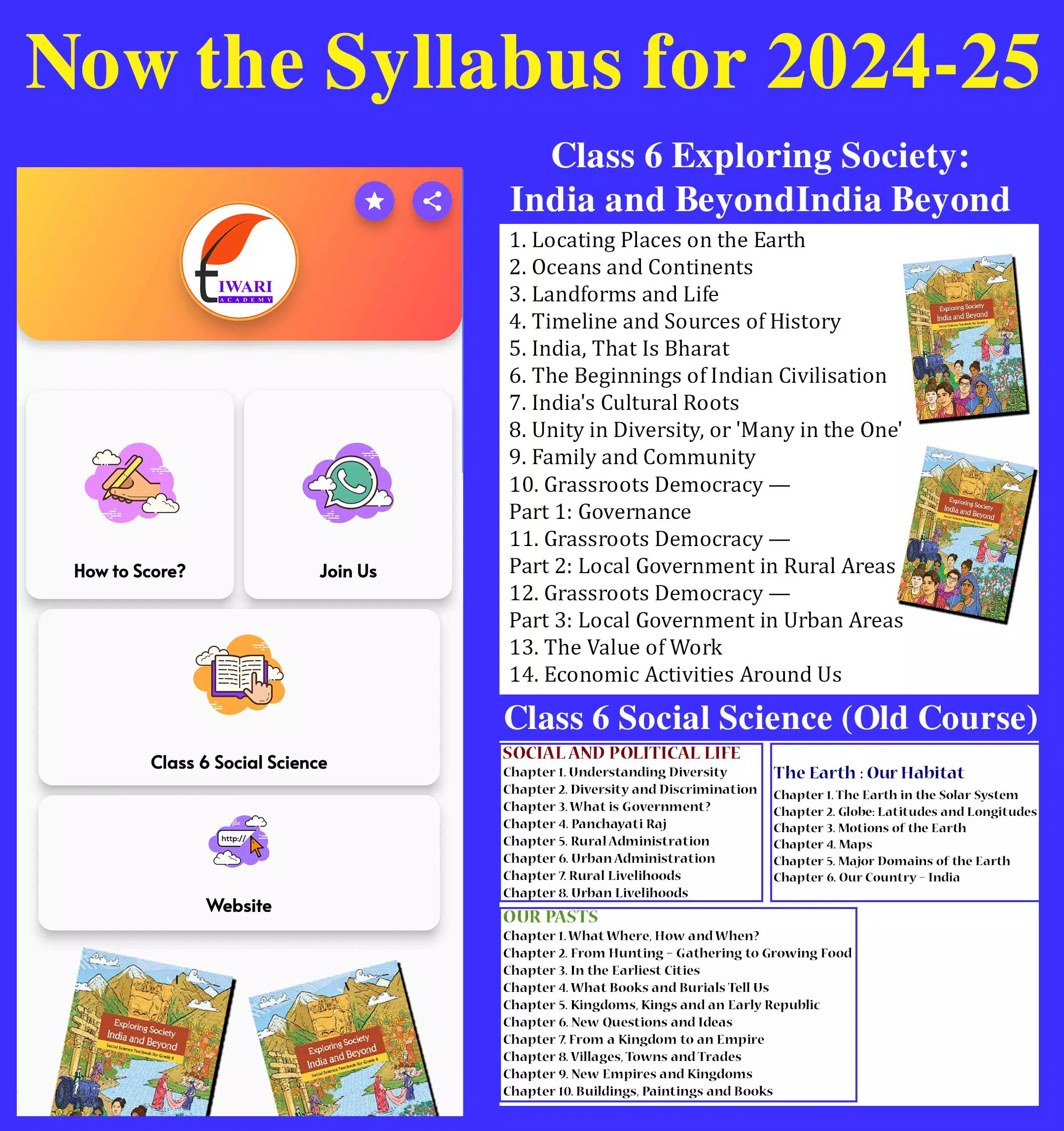 Class 6 Social Science 2024-25 Screenshots