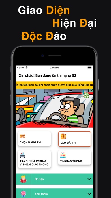 Ôn Thi 600 Câu Bằng Lái GPLX Screenshots