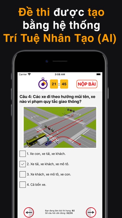 Ôn Thi 600 Câu Bằng Lái GPLX Screenshots