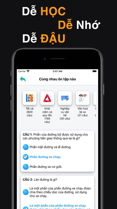 Ôn Thi 600 Câu Bằng Lái GPLX Screenshots