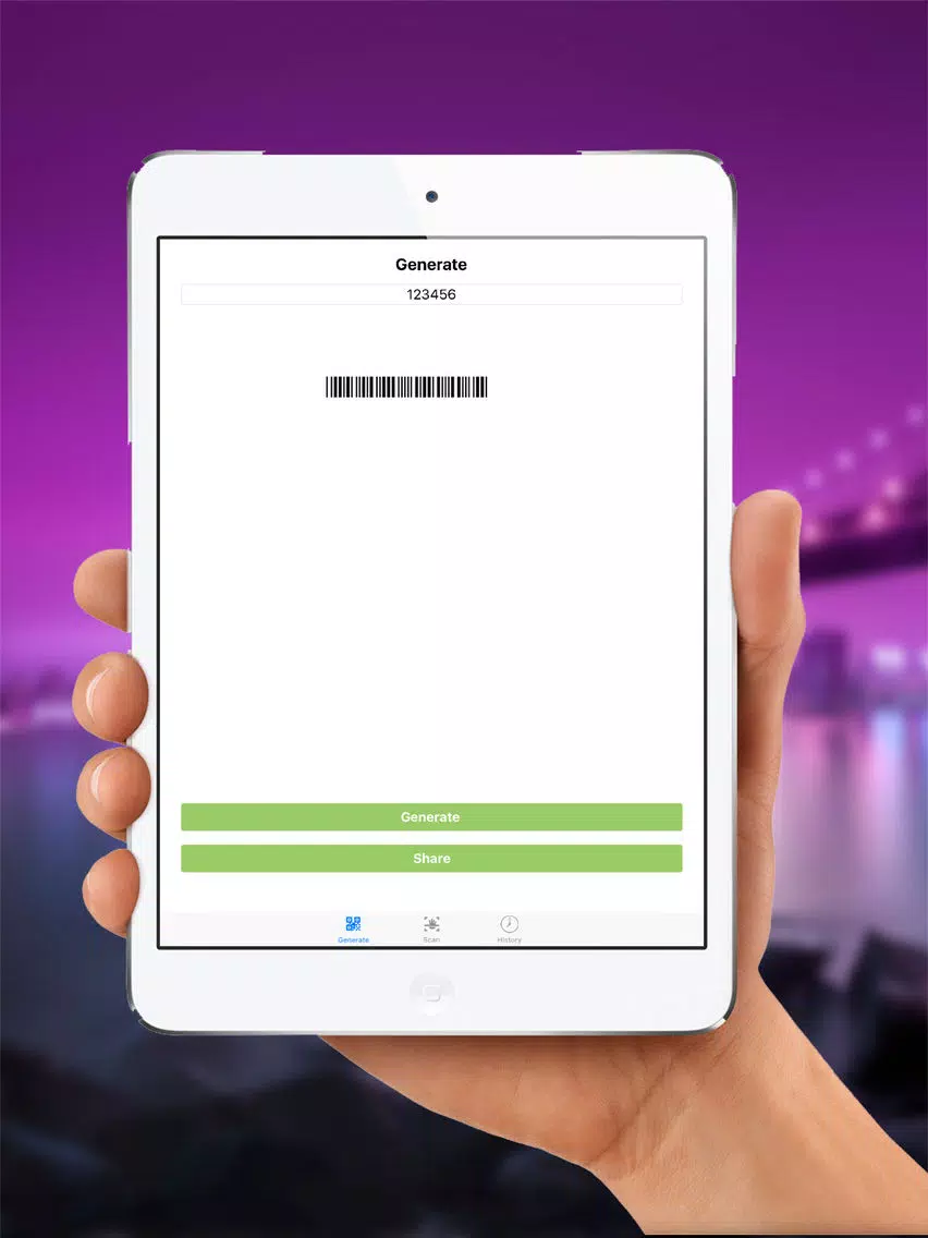 BarCode ToolBox: Bar code, Data Matrix, QRcode generator & reader to generate, share and save it. iPad Screenshots