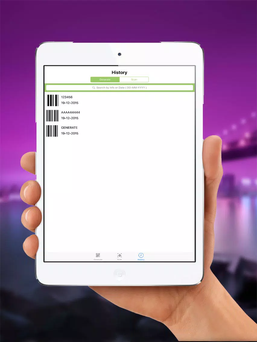 BarCode ToolBox: Bar code, Data Matrix, QRcode generator & reader to generate, share and save it. iPad Screenshots