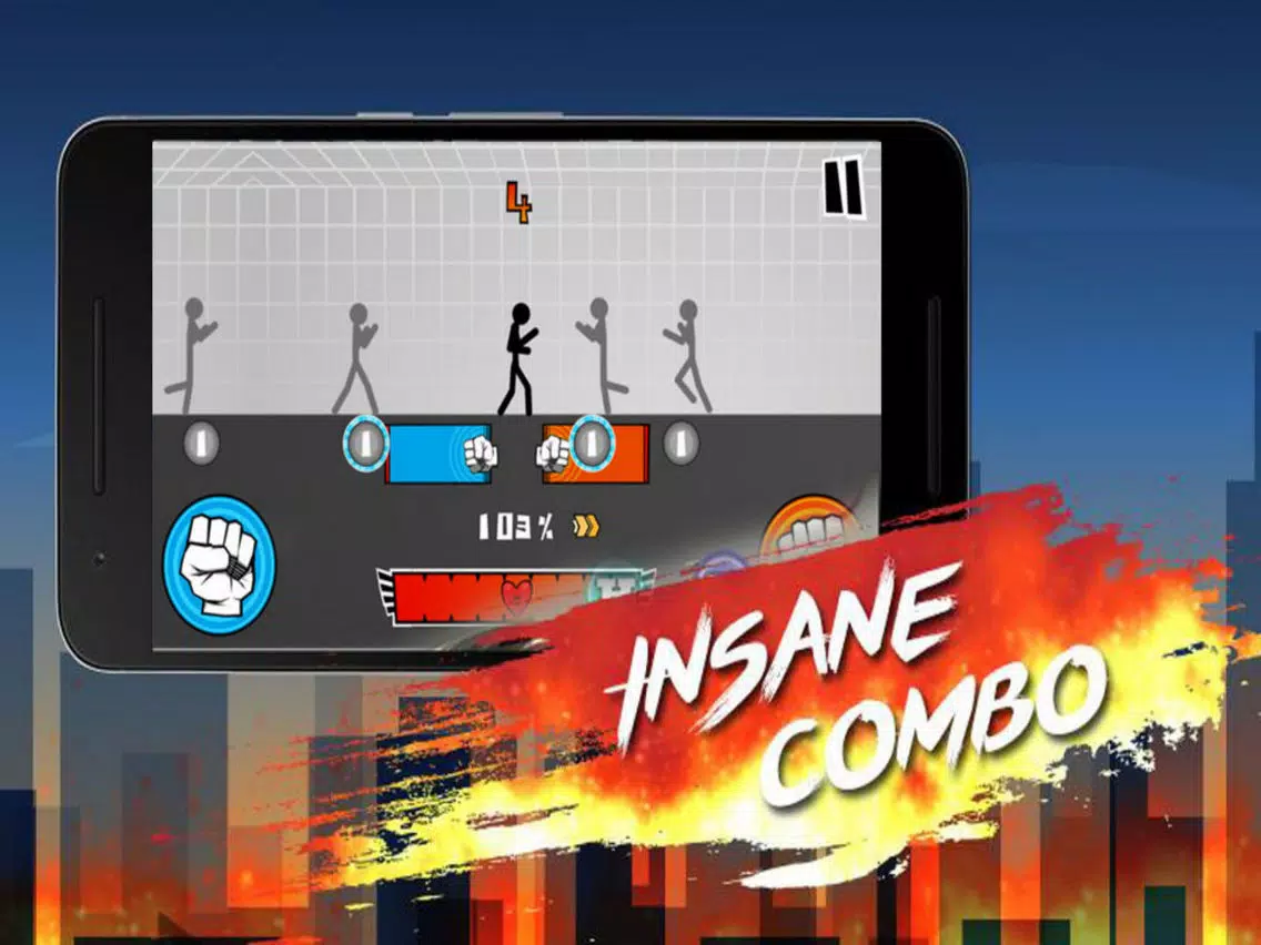 Stick Finger: Death City iPad  Ekran Görüntüleri