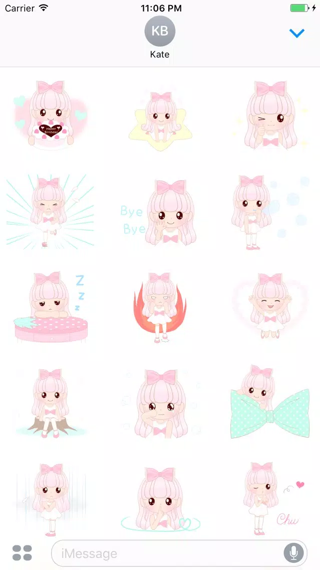 Nana Pretty Princess Stickers Screenshots