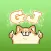 Teah The Yellow Funny Dog Japanese Sticker Vol 6