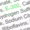 e300 Safe Food Additives