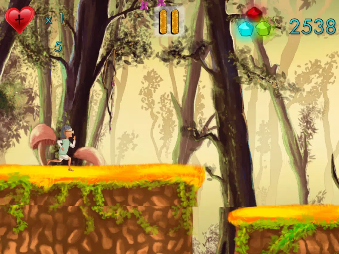 Captures d'écran de Run Granny Run - A Fun Jungle Adventure HD FREE iPad 