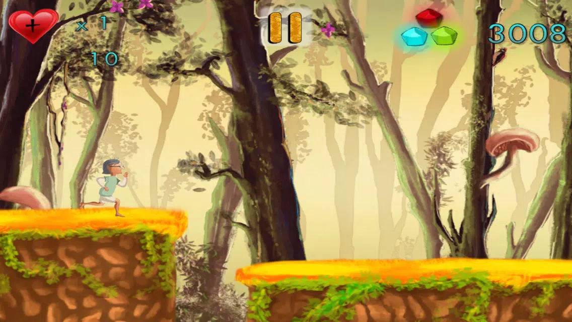 Captures d'écran de Run Granny Run - A Fun Jungle Adventure HD FREE