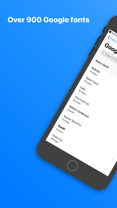 xFont - Custom Font Installer Screenshots