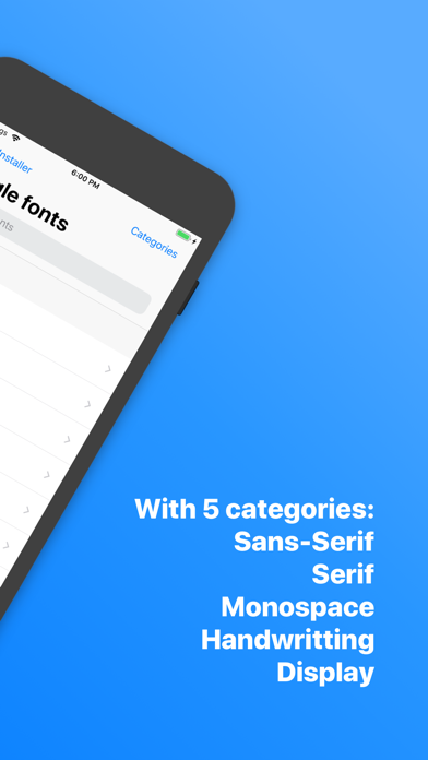 xFont - Custom Font Installer Screenshots