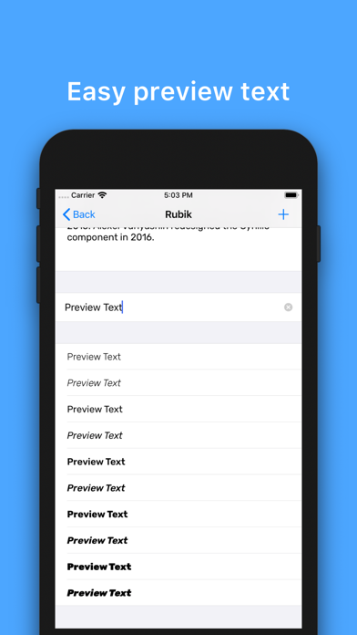 xFont - Custom Font Installer Screenshots
