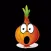 Onion Excited Sticker