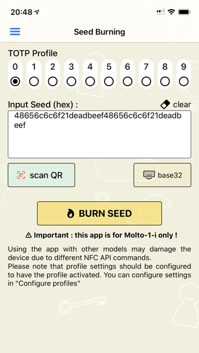 Molto-1-i NFC Burner Screenshots