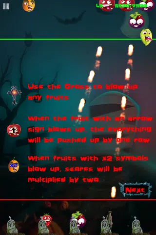 Zrzuty ekranu Fruit Smasher! - Halloween Edition