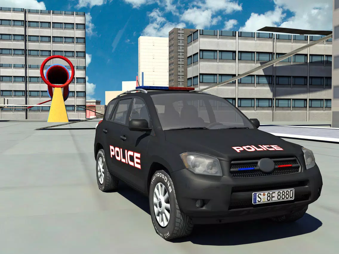Police 3d Car Driving Simulator games iPad Screenshots