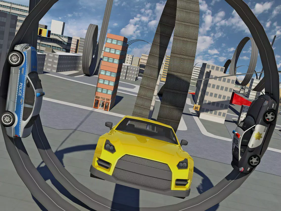 Police 3d Car Driving Simulator games iPad Screenshots