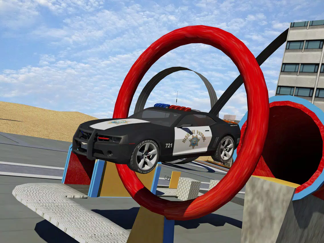 Police 3d Car Driving Simulator games iPad Screenshots