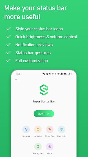 Super Status Bar - Customize Screenshots