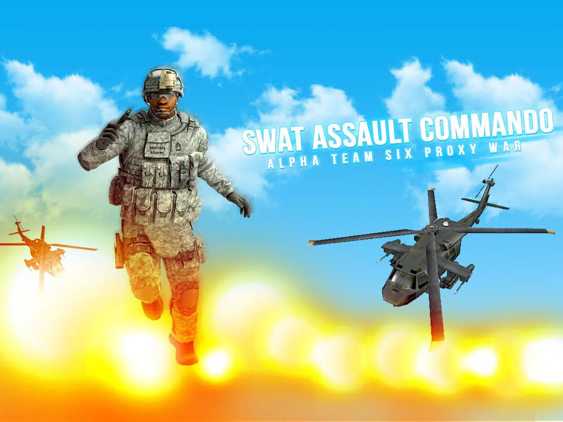 Capturas de pantalla de Swat Assault Commando Alpha Team Six Proxy War iPad