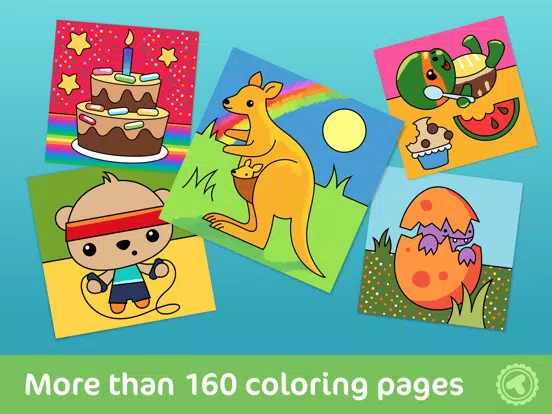 Toonia Colorbook - Educational Coloring Game for Kids & Toddlers iPad Screenshots