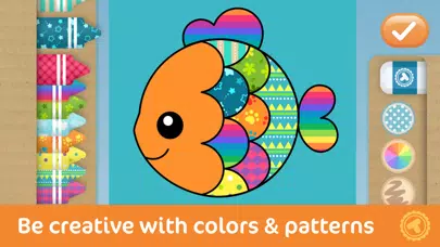 Toonia Colorbook - Educational Coloring Game for Kids & Toddlers Screenshots